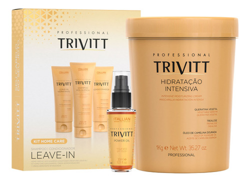 Kit Manutenção Trivitt +hidratação 1kg+reparador Pontas 30ml