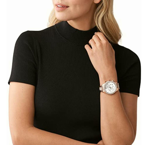 Reloj Michael Kors Mk6791 Layton Para Dama, Oro Rosado