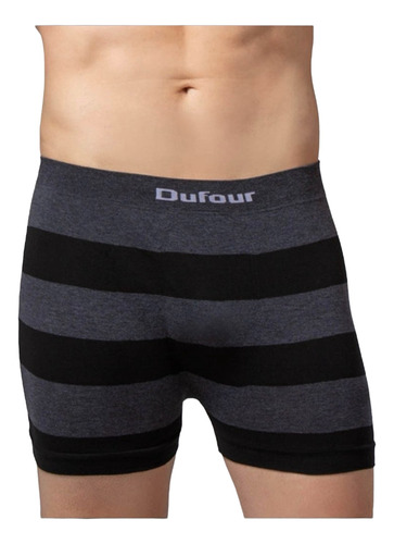 Promo X 3 Boxer Dufour De ALG Lycra Rayado Art .12062