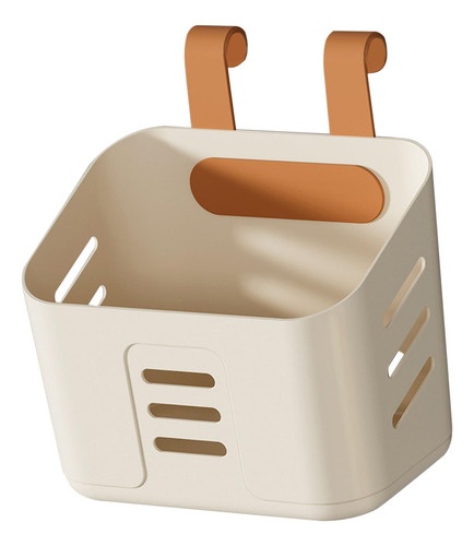 Cesta De Plástico Contenedor De Almacenamiento L Amarillo