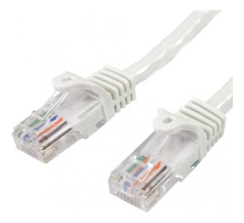 Patch Cord Utp Rj45 2 Metros Cat6 Categoria 6 Blanco Stc