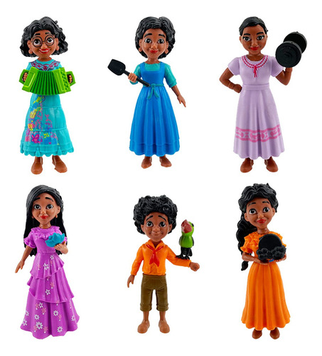 Disney Encanto Series - Juego De 6 Figuras De Juguetes De M.