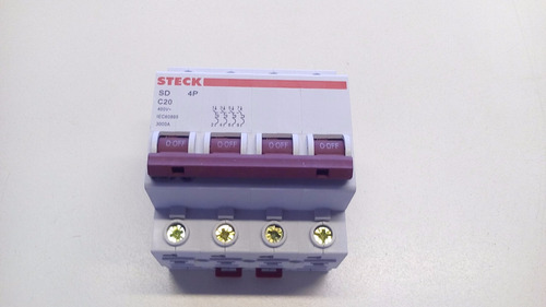 Termica 4 X 20a. Steck