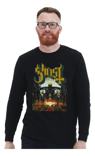 Polera Ml Ghost Meliora Metal Impresión Directa