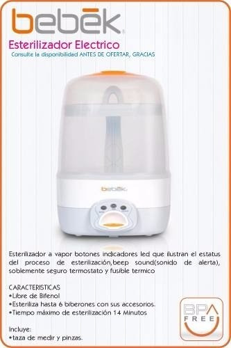 Imagen 3 de 6 de Esterilizador Electrico Bebek