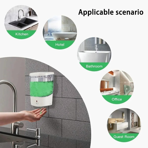 Imagen 6 de 10 de Dispensador Automatico Despachador Gel Antibacterial Jabon