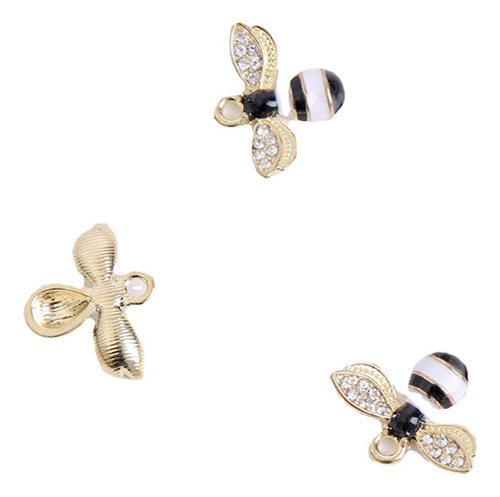 Abalorio De Abeja Esmaltado Para Hacer Joyas, Bonito Sujetad