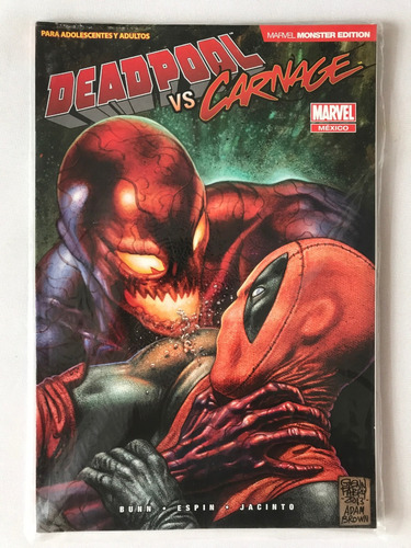 Comic Deadpool Vs Carnage Marvel Monster Edition Español