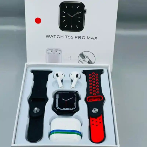 Combo Reloj Smartwatch T55 Promax + Audifonos In-ear + Pulso
