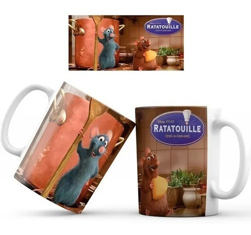 Mug Taza Ratatouille Disney Película Colección Regalo