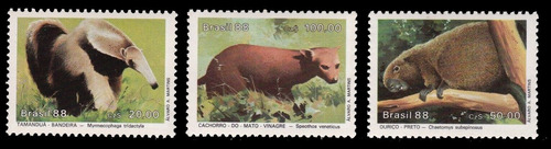 Fauna Protegida - Brasil - Serie Mint - Yv 1880-82