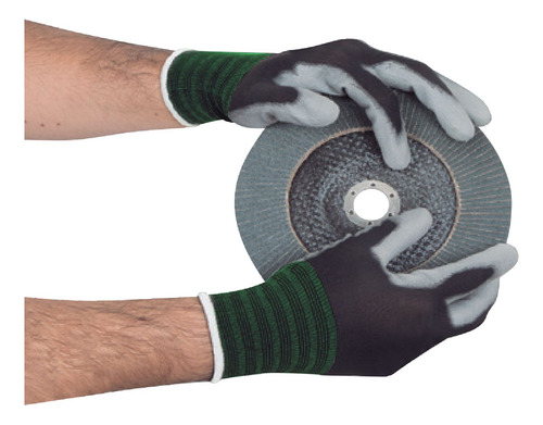 Guantes De Nylon Recubiertos De Poliuretano M Truper 13291