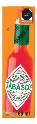 Salsa Picante Tabasco 60 Ml