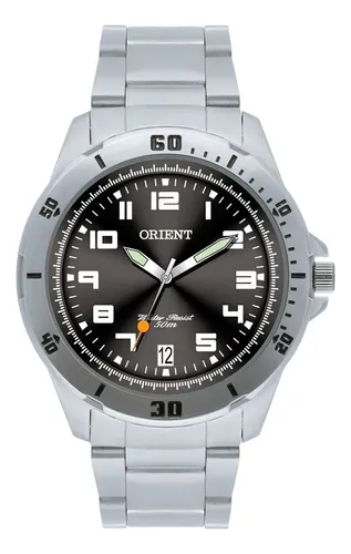 comprar Relógio de pulso Orient MBSS1155A com corria de aço inoxidável cor prata - fondo preto