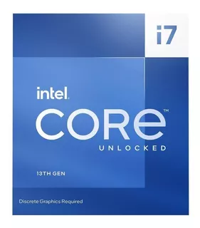 Processador Intel Core i7-13700KF BX8071513700KF de 16 núcleos e 5.4GHz de frequência
