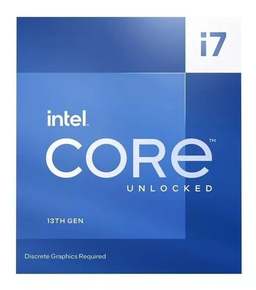 Procesador gamer Intel Core i7-13700KF BX8071513700KF de 16 núcleos y 5.4GHz de frecuencia