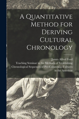 Libro A Quantitative Method For Deriving Cultural Chronol...