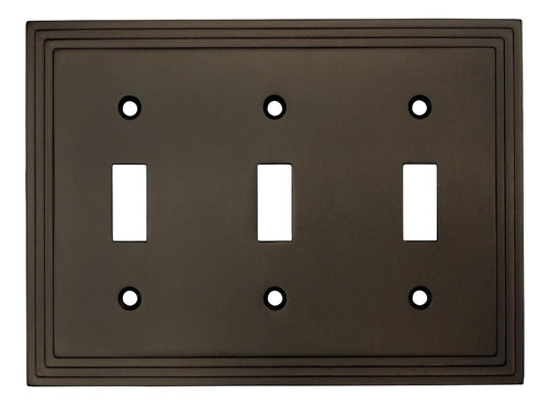 Cosmas 25037-orb Bronce Aceitado Triple Toggle Switchplate I