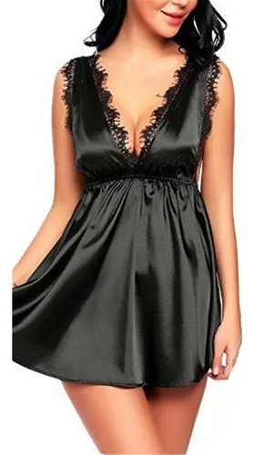Pijama De Encaje De Talla Grande, Lencería Temptation, Ropa