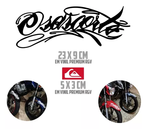 2x Adesivo Motoboy Moto Racing Cabo Enrolado 16x7cm A151