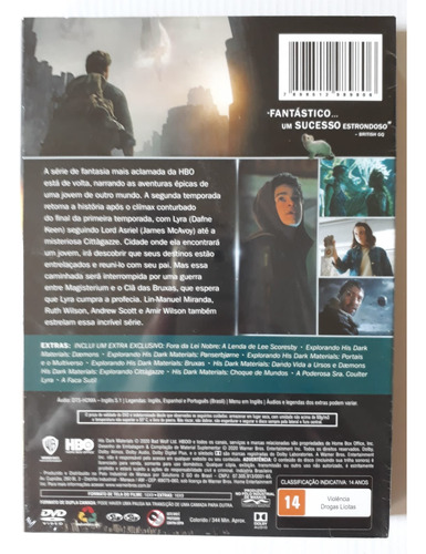 Dvd His Dark Materials - 2ª Temporada Box 2 Discos - Lacrado