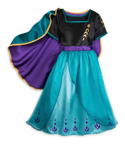 Anna Frozen 2 Disfraz Camisón Deluxe Talla  5-6 Disney Store