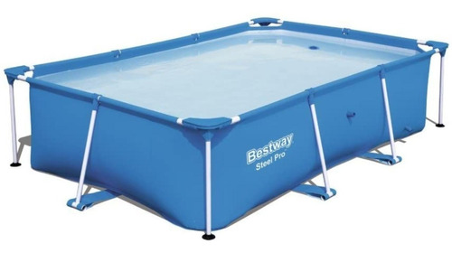 Alberca estructural rectangular Bestway 5612V con capacidad de 2600 litros de 2.7m de largo x 1.83m de ancho  azul