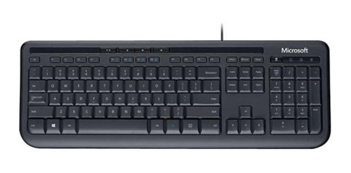 Teclado Microsoft Keyboard 600 Alámb Usb Negro Español