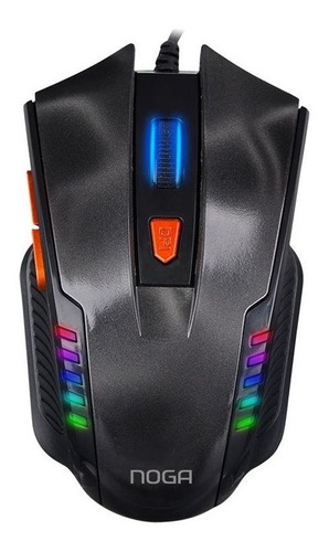 Mouse Gamer Pc Usb 6 Botones 2400dpi Luces Juegos Noga St336