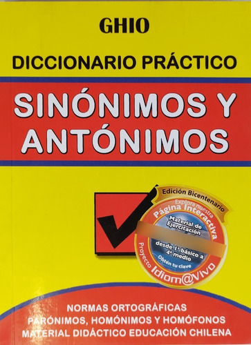 Sopena Diccionario Antónimos Y Sinónimos.