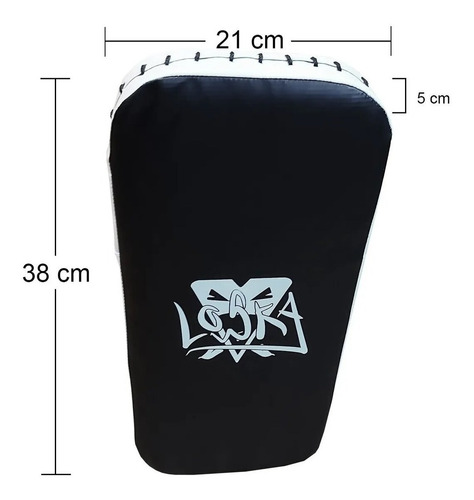 Imagen 4 de 4 de Pao Escudo De Potencia Loska Muay Foco Thai Mma Box/low Kick