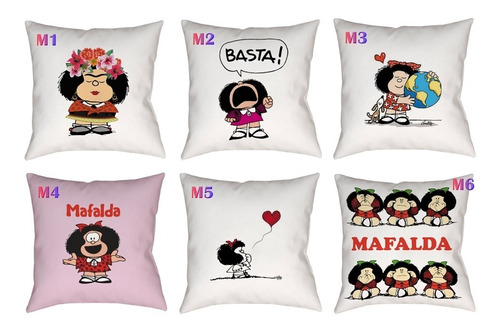 Pack 3 Fundas Cojines Mafalda
