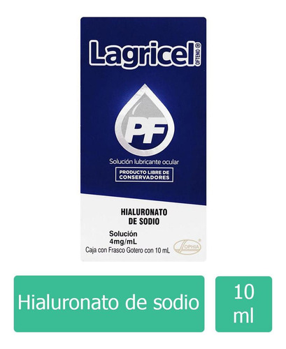 Lagricel Pf Ofteno 4 Mg / Ml Solución Caja Con Frasco Gotero