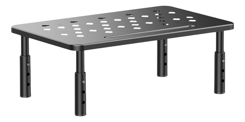 Soporte Elevador De Para Computadora Con Orificios De Negro