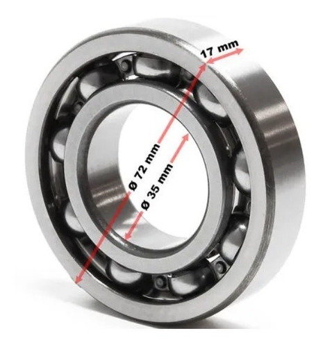 Rodamiento Ruleman 6207 Nuevos