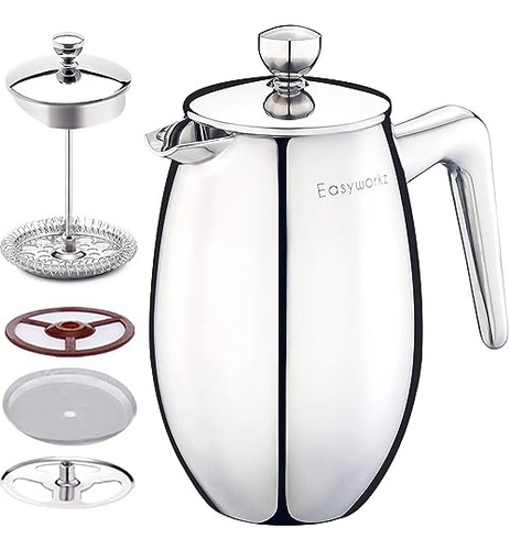 Easyworkz Nando French Press - Cafetera Térmica De Doble Par