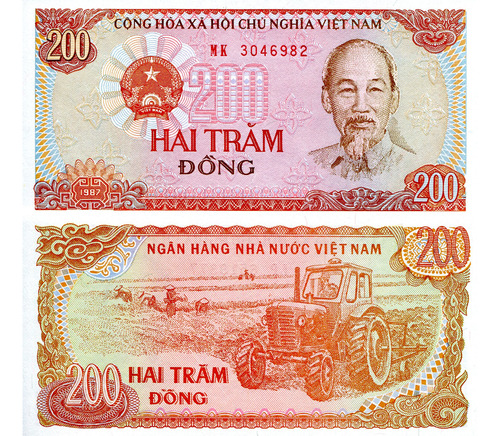 Vietnam - 200 Dong - Año 1987