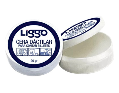 Cera Dactilar Antibacterial P/contar Billetes X 20 Gr Liggo