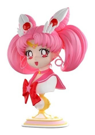  Archivo Stl Impresión 3d - Sailor Moon Chibi Moon Bust