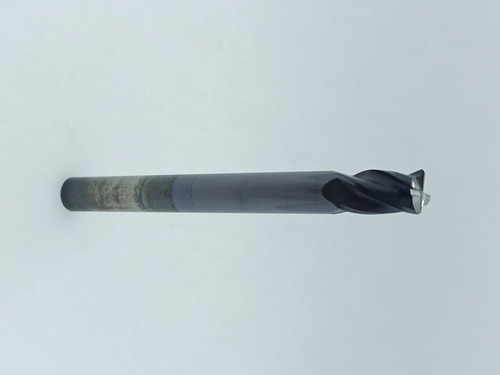 End Mill 4 Filos Recto De Carburo De Tungsteno