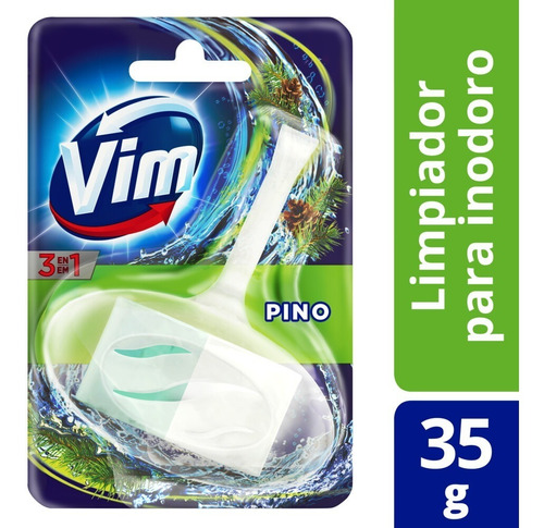 Vim Canasta Inodoro 3 En 1 Aroma Pino 35 Gr