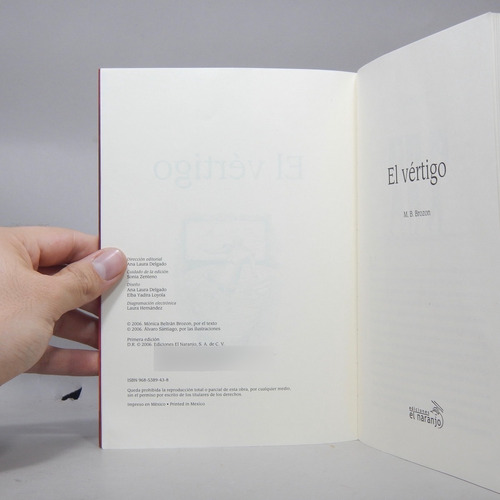 El Vértigo M B Brozon Ediciones El Naranjo 2006 Ai5