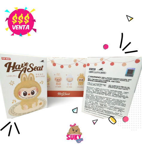 Labubu Have A Seat -- 100% Original-pop Mart A 3 Meses