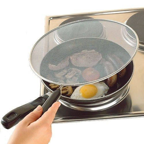 Imagen 2 de 3 de Regilla Evita Salpicaduras Aluminio Papas Fritas 24 D4