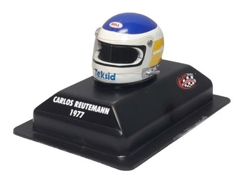 Carlos Reutemann F1 1977 Casco Metal Escala 1:8 Claseslot