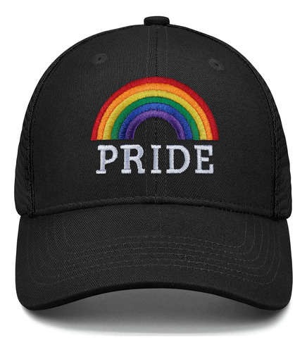 Singwe Pride Hat Lgbt Gorra De Béisbol Bordado Rainbow Hat B