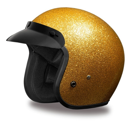 Daytona Helmets D O T Cruiser - Gold Metal Flake