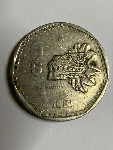 Moneda De Mexico De 5 Pesos De 1981 Envio Gratis