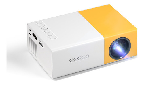 Proyector Doméstico Con Calidad De Imagen Ultra Hd 1080p Col Amarillo