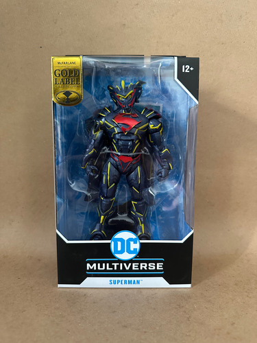 Superman Energized Unchained Armor Mcfarlane Dc Multiverse (Usado)